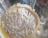 Une image de l'étape 2 de Gaufres au skyr et banane.