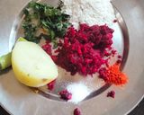 A picture of step 1 of Beet root cutlet ❤️❤️❤️ Heat shape.