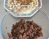 A picture of step 6 of 🍪 Healthy Dark Chocolate Ragi Mixed Nut Cookies 🍪.
