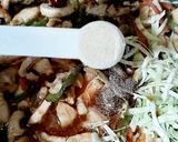 A picture of step 7 of Szechuan chicken.