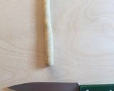 A picture of step 3 of Hand made orecchiette and cavatelli pasta: how to make them.
