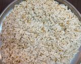 A picture of step 1 of Poha chivda.