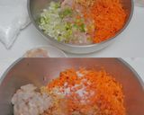 Foto langkah ke 1 dari resep Dimsum Siomay Ayam Udang Wortel Frozen.