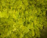 A picture of step 1 of Cheesy Green Peas Sandwich.