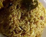 A picture of step 8 of Variety rice with potato fries(lemon, tamarind and curd rice).