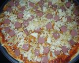 A picture of step 3 of Thin Crust Pizza.