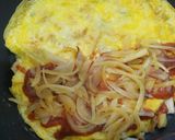 Foto langkah ke 3 dari resep Telur Lipat Korea (Pakai Pinggiran Roti).