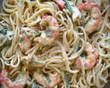 Foto del paso 6 de la receta: Spaghetti picantes con trigueros y langostinos