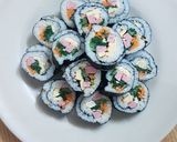 Hình bước làm 8 của món Cơm cuộn kimbap