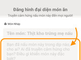 Cách đăng công thức trên Cookpad
