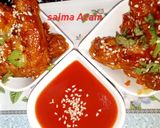 A picture of step 9 of Korean sticky chicken wings❤.