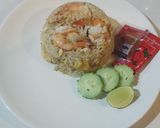 รูปขั้นตอนการทำที่ 7 ของ ข้าวผัดกุ้ง