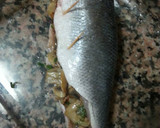 Foto del paso 6 de la receta: Lubina al horno rellena de champiñones en su salsa