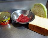 鹹鮮牛肉捲心菜蛋厚吐司的食譜步驟1照片