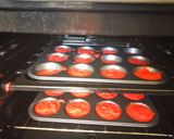 A picture of step 5 of Red velvet cupcakes.