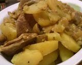 Foto del paso 6 de la receta: Peceto al champiñón con papas a la cacerola!!
