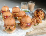 A picture of step 6 of Kanda bhaji sliders.