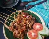 Foto langkah ke 4 dari resep Sate Jamur Tiram (#postingrame2_sate).