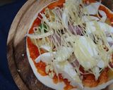 รูปขั้นตอนการทำที่ 3 ของ พิซซ่า เห็ดมิวกี้ Pizza Milky Mushroom