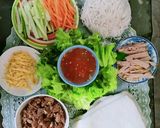 Hình bước làm 2 của món Phở cuốn