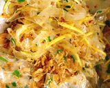 Hình bước làm 1 của món Bánh tráng trộn