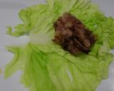 Hình bước làm 2 của món Canh cải dún cuộn thịt