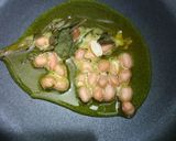 A picture of step 8 of Peanut rice with bundi raita.