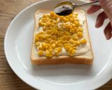 A picture of step 1 of Corn Bread with Mayo like 7-Eleven.