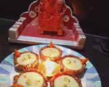 A picture of step 4 of Diya or Bati.