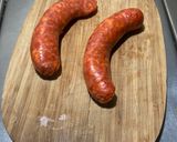 A picture of step 1 of Chorizo with Beans and Guacamole by @Jauregri🍴.