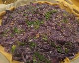 Une image de l'étape 6 de Tarte salée vegan au chou rouge, épinards et lait de coco.