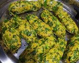 A picture of step 3 of Methi muthiya.