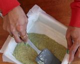 A picture of step 4 of Tricolor Burfi With Milk Powder / Three Layer Burfi.