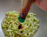 Foto langkah ke 4 dari resep Labu Siam Cah Telur Saus Tiram.