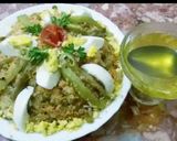 Une image de l'étape 4 de Tamakfoult (couscous avec les restes des légumes a la vapeur).