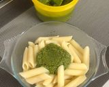 A picture of step 9 of Basil Pesto Pasta.