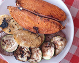 Foto del paso 4 de la receta: Chuleta de cerdo con verduras asadas a la plancha