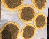 A picture of step 3 of Zaatar keto bread.