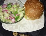 Foto langkah ke 3 dari resep Chicken Tempe Burger.