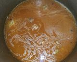 A picture of step 5 of Aloo gosht.