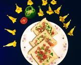 A picture of step 5 of Egg Chilli Cheese Toast.