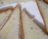 A picture of step 3 of Cheese open Toast.