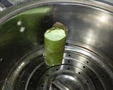 Foto langkah ke 4 dari resep Kue Putu Bambu (Pakai Cetakan Daun).