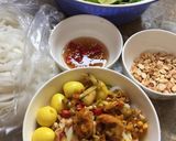 Hình bước làm 3 của món Mì quảng Ếch Đà Nẵng