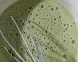 Foto langkah ke 3 dari resep Bolu kukus pandan tanpa mixer.