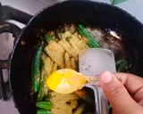 A picture of step 5 of Kurkuri bhindi.