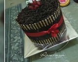 Foto langkah ke 15 dari resep Birthdaycakepokky (basecake brownis kukus ny liem).