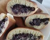 Foto langkah ke 7 dari resep Martabak Manis Teflon (Topping ketan hitam dan unti).
