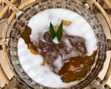 Foto langkah ke 7 dari resep Bubur Biji Salak Isi Pisang.