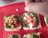 A picture of step 9 of Basil Pesto and Bruschetta.